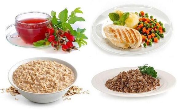 يجب تحضير طعام التهاب المعدة باستخدام المعالجة الحرارية اللطيفة. 